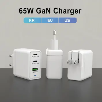 GAN PPS PD QC 65W iPhone 6 충전기 도매 |ZX-3U12T